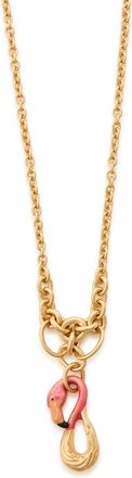 Chlo&eacute; The Chlo&eacute; Tropicus Enamelled Necklace - Pink - One Size