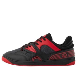 Gucci Basket Low Black Red 724004FAA1U1158