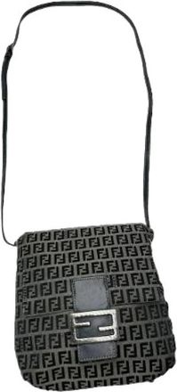 Fendi Pre-owned Cross Body Bags, female, Black, Size: ONE SIZE Pre-owned Cross Body Bag