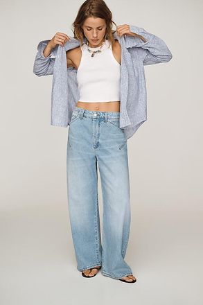 Pilcro Kayden High-Rise Carpenter Barrel Jeans