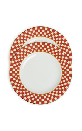 La DoubleJ Dinner Plates Set Of 2 in Apollo Mattone at Nordstrom