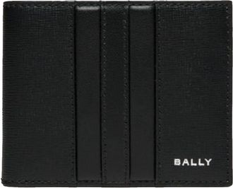 Bally Mythos Bifold Wallet In Black Recycled Leather