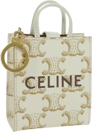 Celine Pre-owned Accessories, female, White, Size: ONE SIZE Pre-owned Bag Charm