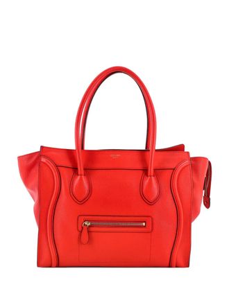 Celine Luggage Bag Leather shoulder bag - Rosso