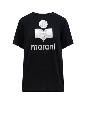 Isabel Marant Zewel Linen T-Shirt-Donna
