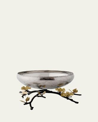 Michael Aram Butterfly Ginkgo Footed Centerpiece Bowl