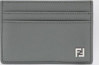 Fendi Portacarte di credito Squared FF Fendi in pelle