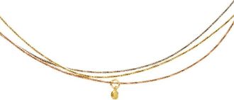 Meshmerise 18K Over Silver 0.03 Ct. Tw. Lab-Grown Diamond Necklace