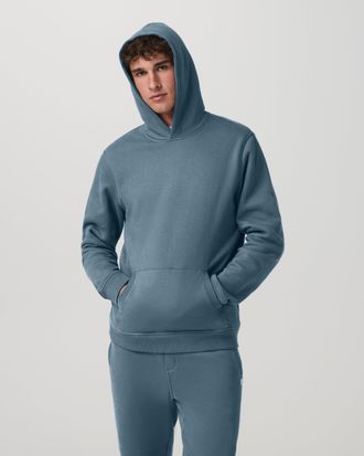Vuori Clothing Seaside Pullover Hoodie | Blue Sea | Medium