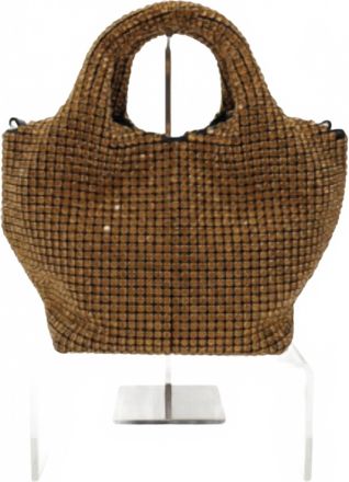 Melie Bianco Thea Handbag In Gold