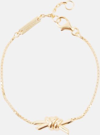Bottega Veneta Knot gold-plated sterling silver bracelet