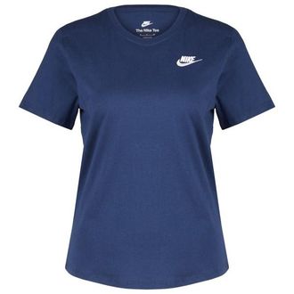 Nike Sportswear Club Essential Funktionsshirt f&uuml;r Damen | blau