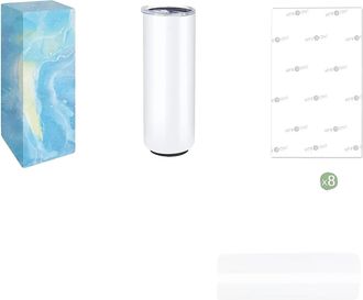 OEM Vasos T&eacute;rmicos Personalizados, Juego De Regalo Completo, 8 Piezas, 591 Ml (20 Oz)
