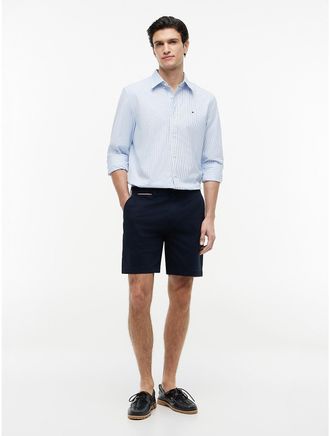 Tommy Hilfiger Mens Regular Fit 7 Comfort Waist Tommy Short - Navy Blue - 29