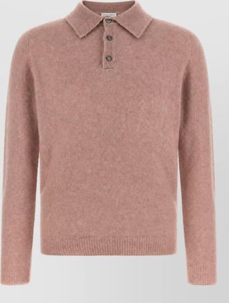 Roberto Collina cashmere silk polo jumper