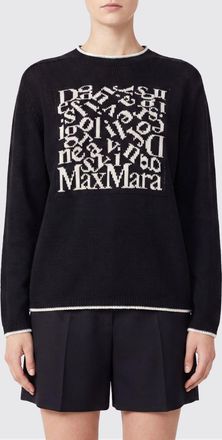 Max Mara S Max Mara Maglia di lino con logo