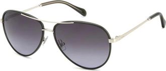Fossil Druppelvormige Zonnebril - Dames - Zonnebrillen - Grijs - ONE Size - Accessoires