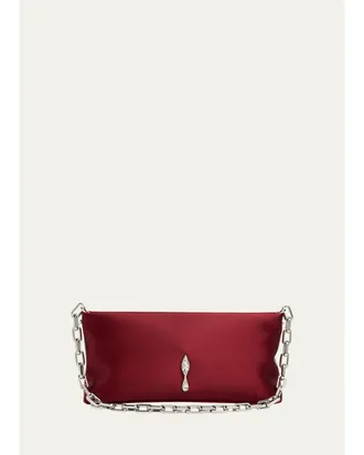 Christian Louboutin Maykimay Satin Top-Handle Bag