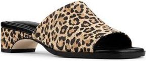 Donald J Pliner Leopard Spot Slide Sandal in Natural/Black at Nordstrom Rack, Size 8.5