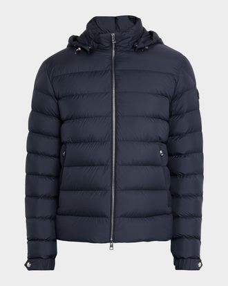 Moncler Men & apos;s Arneb Hooded Short Down Puffer Jacket