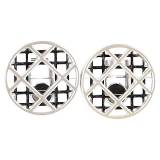 Dior Pre-owned Womens Christian Clip-On Earrings in Sterling Silver - One Size