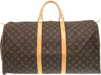 Louis Vuitton Pre-owned Fabric louis-vuitton-bags - Heren - Vintage Weekendtas - Bruin - ONE Size - Vintage