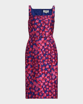 Wolford Bora Tulip Jacquard Knee-Length Dress