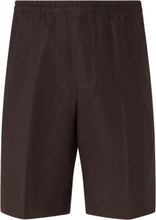 Ermenegildo Zegna Shorts - Heren - Korte Broeken - Bruin - L - Korte Broeken
