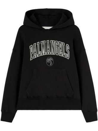 Palm Angels Black College Palm Hoodie