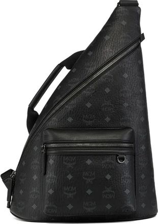 MCM Slingback met verstelbaar bandje - Zwart