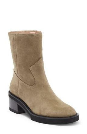 Stuart Weitzman Boulevard Moto Bootie in Khaki at Nordstrom Rack, Size 10.5