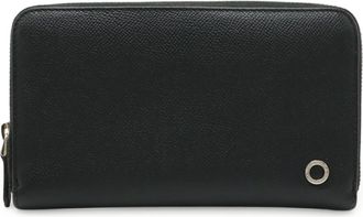 Bulgari Black Leather Coin Purse/Coin Case (Pre-Owned)