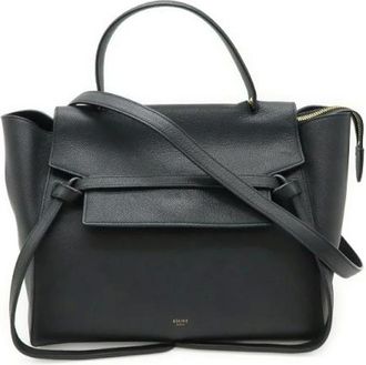 Celine Pre-owned Handbags, female, Black, Size: ONE SIZE Pre-owned Vintage Handbag