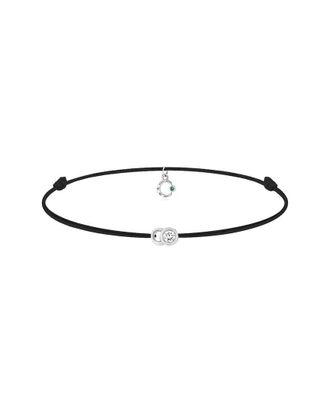 COURBET 18K 0.05 ct. tw. Lab Grown Diamond Lets Commit Bracelet