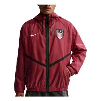 Nike USMNT 2026 Anthem Jacket Team Red Sail IH1632-677