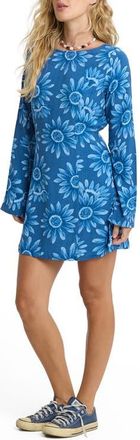 Billabong Way Out West Minidress in True Navy at Nordstrom, Size X-Small