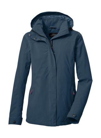 Killtec Outdoorjacke KILLTEC KOS 92 WMN JCKT, Damen, Gr. 36, blau (dunkelblau), Oberstoff: 100% Polyester, Futter: 100% Polyester, Jacken Outdoorjacke, Wasser