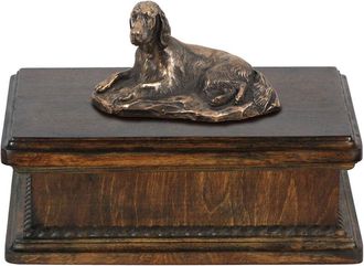 OEM Setter Ingl&eacute;s, Laverack - Urna Para Cenizas De Perro, Urna Cl&aacute;sica Con Estatuilla, Urna Elegante Con Perro De Art-dog