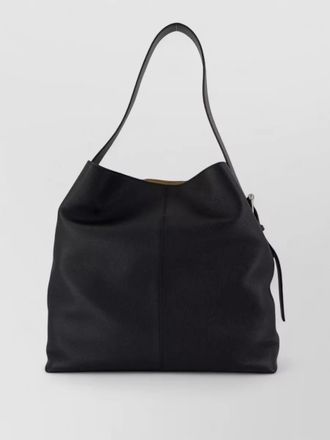 Alexander McQueen t-bar sling shopper bag - alexander mcqueen - leather - black