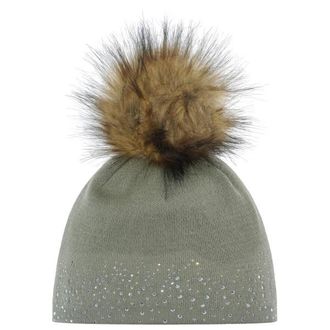 Eisb&auml;r Nalin Lux Crystal M&uuml;tze f&uuml;r Damen | oliv