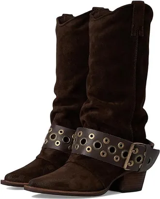 Steve Madden Ashwood Womens Boots Brown Suede : 5.5 M