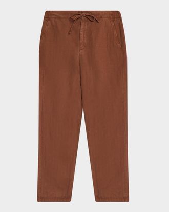 Frescobol Carioca Men & apos;s Mendes Linen Blend Drawstring Pants