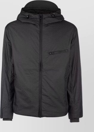 Emporio Armani hooded jackets with long sleeves and side pockets