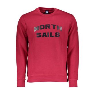 North Sails Red Cotton Men Mens Sweater