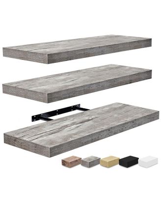 Sorbus Set Of 3 Floating Shelves