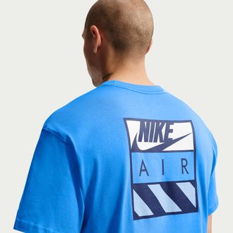 Nike Mens Air T-Shirt in Blue | IR8021-435