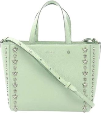 Jimmy Choo London Pre-owned Tote Bags, female, Green, Size: ONE SIZE Pre-owned Leather Shoulder Bag