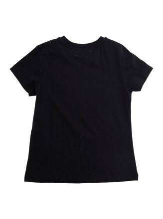 Moschino Logo-Print Crew Neck T-Shirt - Black