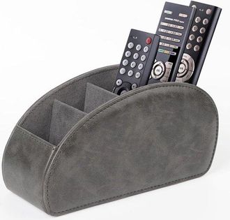 No Brand Soporte Para Mando A Distancia, Con 5 Bolsillos. Adecuado Para Tv, Dvd, 4k. Soporte Grande. Adecuado Para Memoria Usb Y Mando A Distancia Con Luz Azul