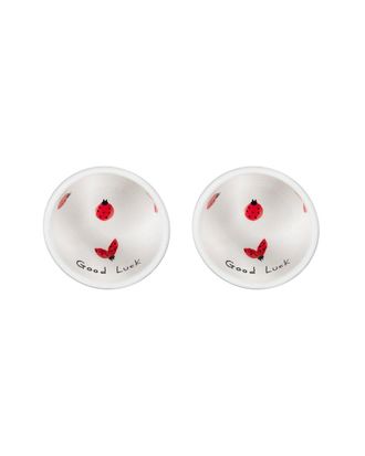Rosanna Tabletop Set Of 2 Love Bowl Dipping Dishes